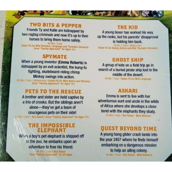 FAMILY 8 MOVIE COLLECTION (DVD, 2013, 2-Disc Set) BRAND NEW Sealed - Picture 8 of 10